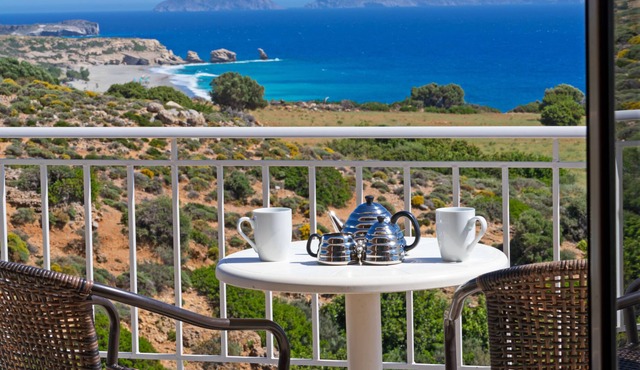 Triopetra view villa 2 Άνετη βίλα με φανταστική θέα στο Κρητικό πέλαγος