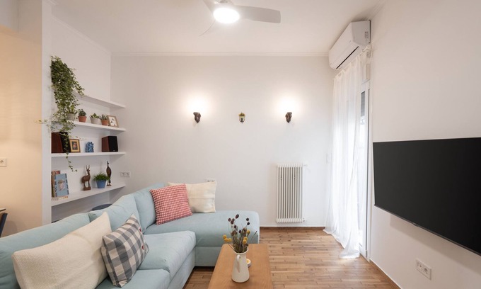 Kerameikos Apartment | 1BR Next to Metro | Modern Comfort