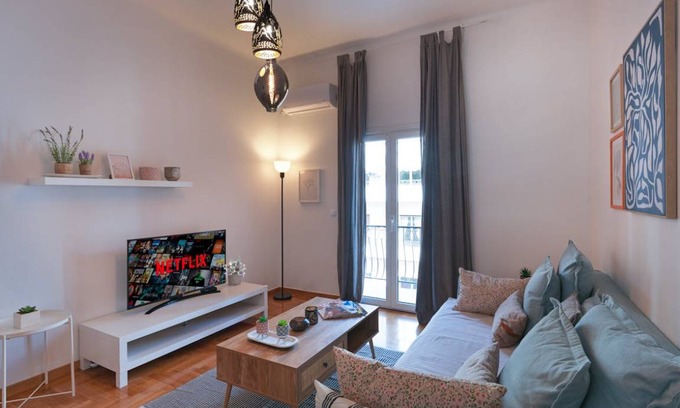 Neos Kosmos Apartment | 48 m² Apartment ∙ 2 bedrooms ∙ 5 guests