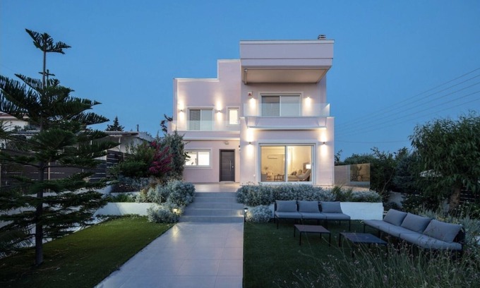 Lagonissi Villa | ATHENS RIVIERA/Grand Panoramic Villa I Lagonissi./PEACEFUL/VIEW OF SEA & SUNSET