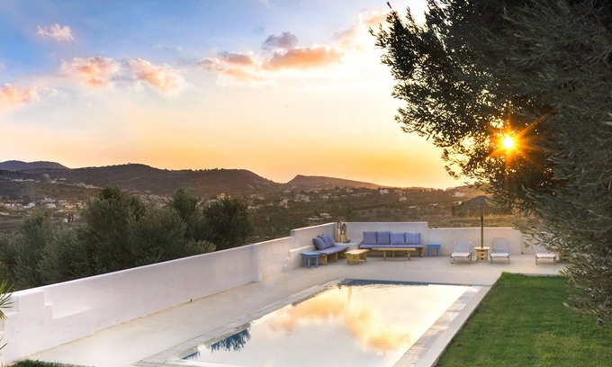Kamilari Villa | Holiday villa Aspruga, private pool, absolutely quiet and secluded location