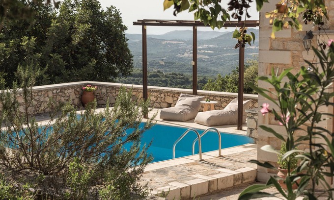 Mylopotamos Villa | Koules Estate-Helianthus, with Pool & BBQ,an Agricultural barn for Nature lovers