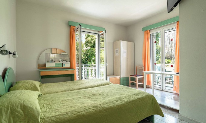 Lourdata Apartment | Studio Apartment 'Angela Partial Sea View 3' with Sea View, Wi-Fi and Air Conditioning