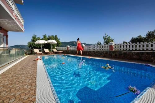 Agios Georgios Pagon Villa | Tranquil Corfu Villa 3 Bedrooms Villa Chrinos Gated Pool Agios Georgios Pagon