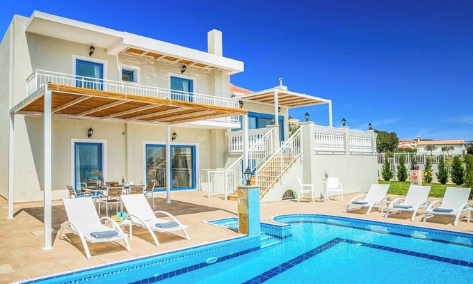 Skala Villa | Villa Azure - Three Bedroom Villa, Sleeps 6