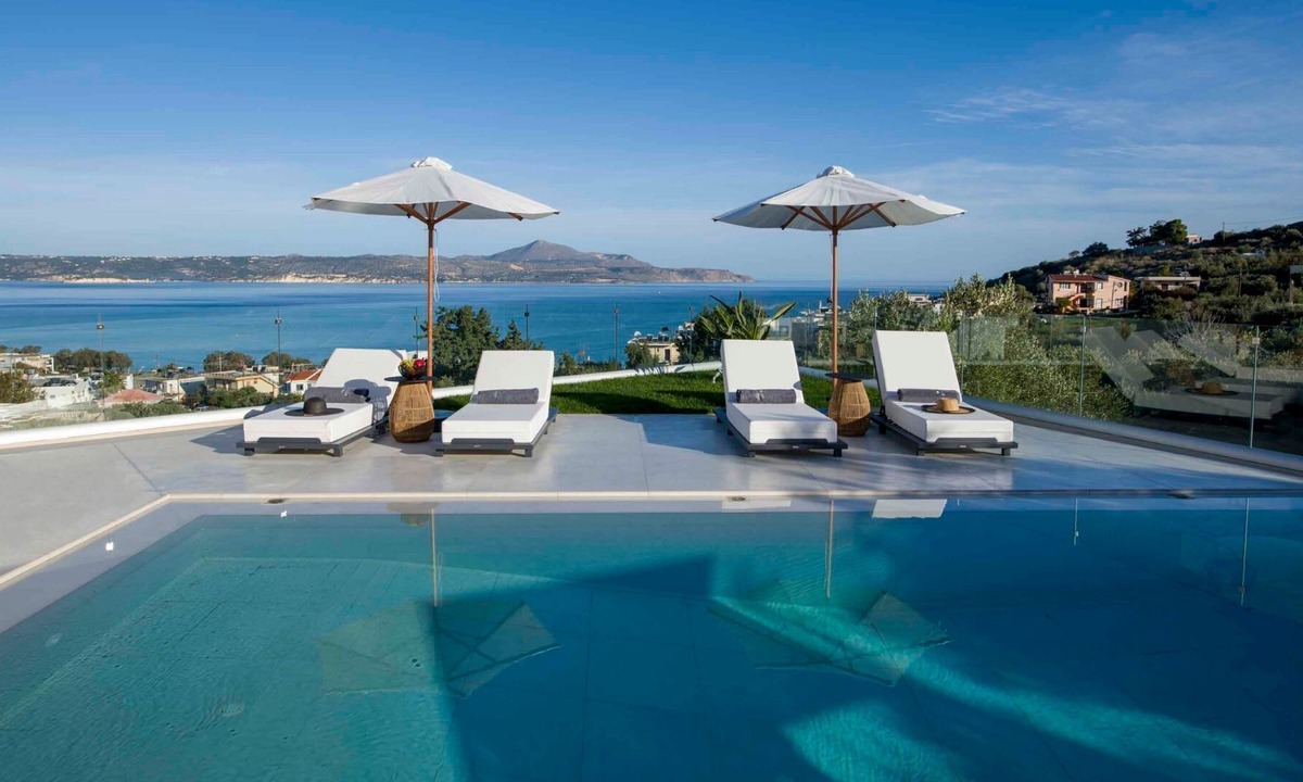Chania Town Villa | Spacious Villa With Sea View Balconies