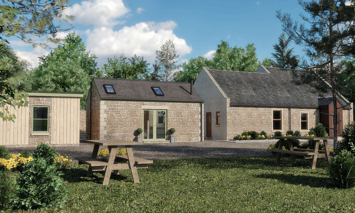 Livingston Cabin | This stunning Stable Block of four studio conversions