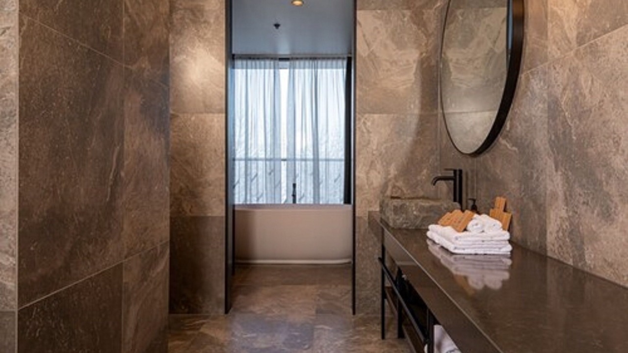 Photo of Bathroom in Haukadalur