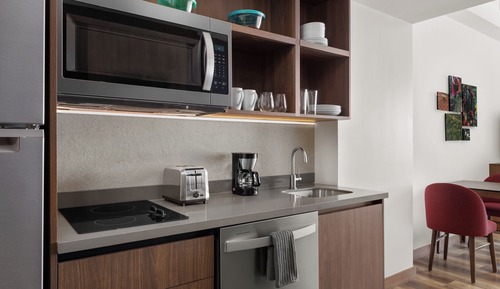 Studio Suite, 2 Double Beds, Accessible, Kitchen (Hearing)