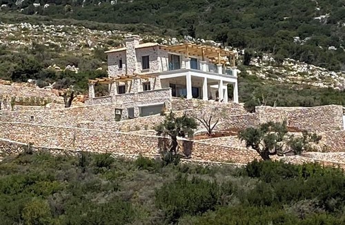 Korithi Villa | Luxury modern Villa, nestled on the mountain side with panoramic sea view.